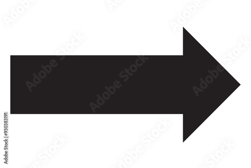 arrow icon, black right arrow, black direction pointer, straight pointed arrow icon, black arrow transparent background, black arrow no background.