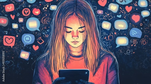 The Effects of Social Media on Mental Health, Investigating the relationship between social media use and mental health, particularly among younger generations.