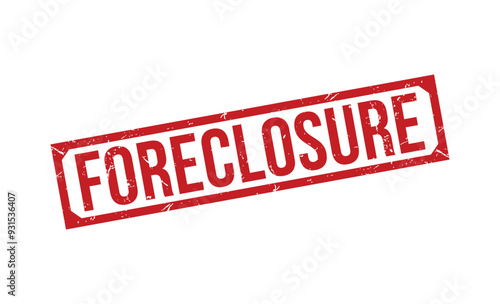 foreclosure rubber stamp vector illustration on white background