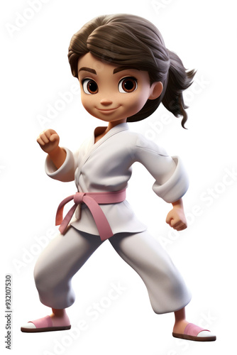 PNG Karate cartoon sports cute.