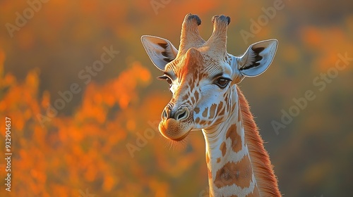 The giraffe Giraffa camelopardalis is an African eventoed ungulate mammal the tallest of all extant landliving animal species and the largest ruminant : Generative AI