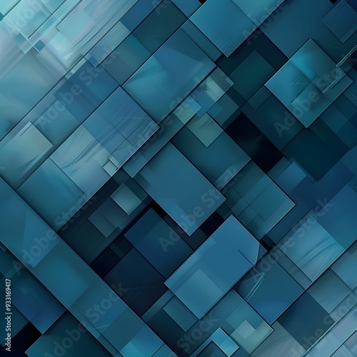 cubic blue-white abstract background