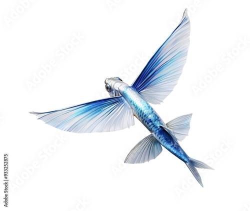 illustration of a flying-fish