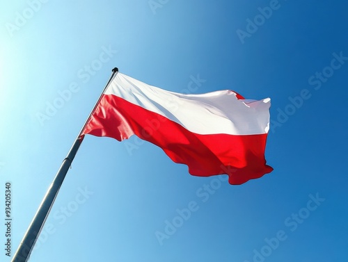 Polska flaga z okazji Święta Niepodległości