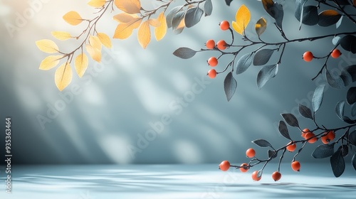 Black greeting card mockup on a white background w 256 autumn, leaf, nature, illustration, tree, vector, season, flower, floral, orange, design, leaves, fall, branch, yellow, decoration, plant, wallp