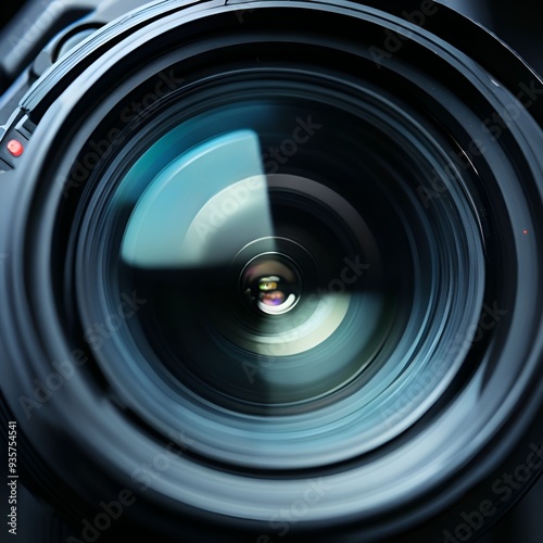 camera lens close up