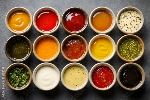 Assortment of Sauces and Dips