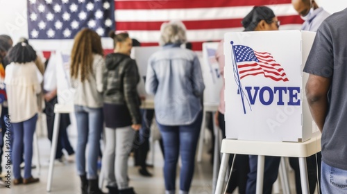 The Voting Booth Lined Up