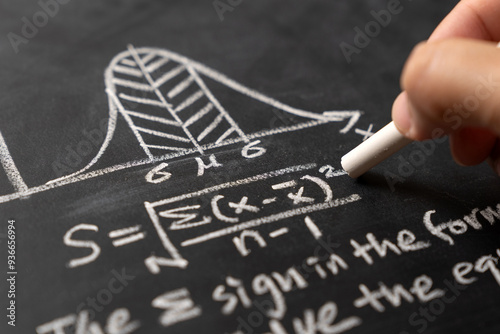 Mathematics standard deviation graph and formula