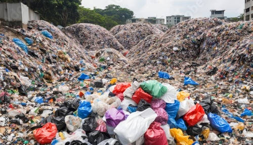  Mountains of plastic waste a stark reminder of our environmental impact