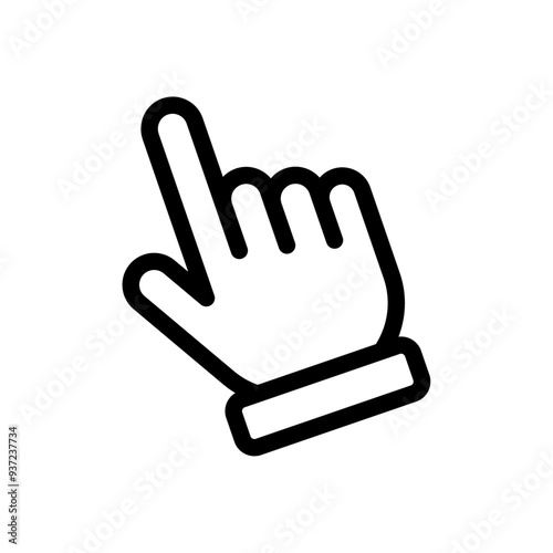 Hand cursor icon