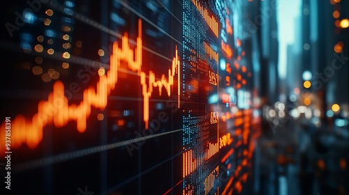 Finance chart showed a significant increase in stock market profits driven by higher interest rates and steady growth in money investments finance growth increase interest money profit : Generative AI