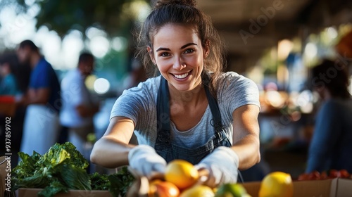 A person volunteering to help others after overcoming their own struggles, illustrating resilience and the desire to give back to the community