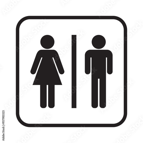 Toilet Woman and Man sign