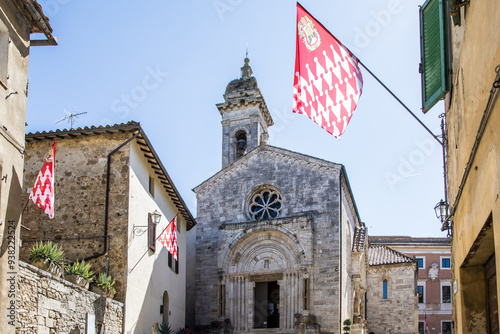 Kolegiata San Quirico w San Quirico d'Orcia (Siena)