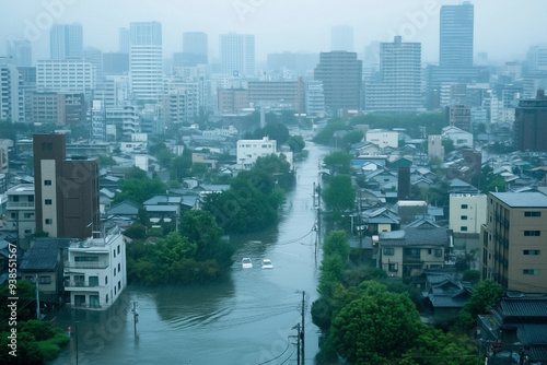 ゲリラ豪雨 水害 冠水