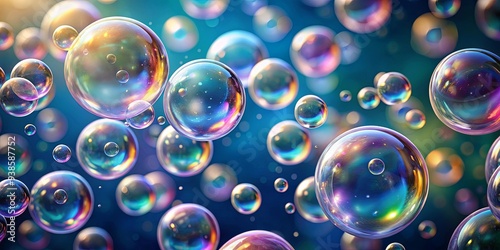 Background with bubbles floating in the air, bubbles, floating, air, background,colorful, vibrant, round, sphere, abstract, clear