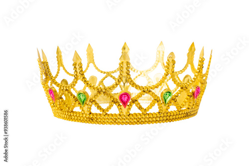 Golden Crown, cutout, full depth of field.