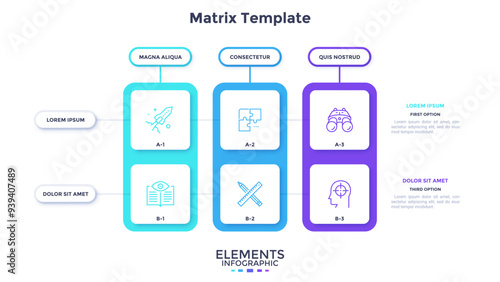 Modern Infographic Vector Template