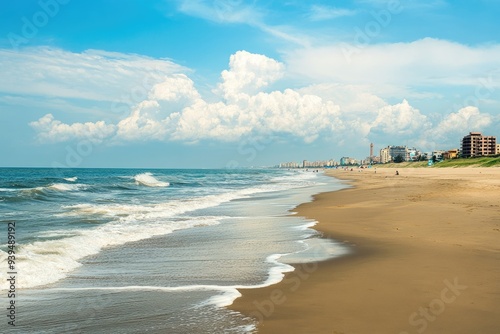 Chennai India Beach - Marina Beach, Longest Urban Natural Beach on Bay of Bengal Coast