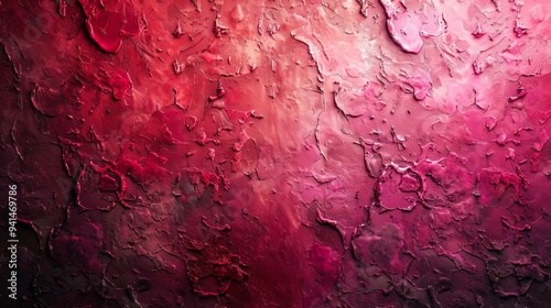 Abstract Art, Pink Background, Modern Painting