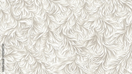 This seamless pattern showcases the intricate details of alpaca fur, highlighting its soft, fluffy quality in natural shades, ideal for elegant wallpaper or fabric design SEAMLESS PATTERN