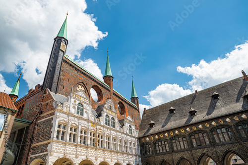 Historisches Rathaus in Lübeck