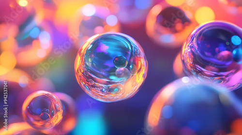 Rainbow bubbles