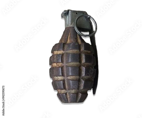 grenade isolated on white