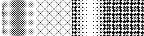 Black and white pattern collection