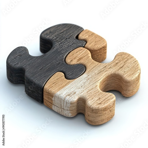 Two-color design showing a puzzle piece representing policy fitting into a larger economic system, Economic Policy, Policy integration