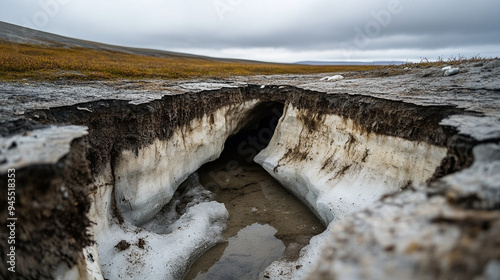 Thawing permafrost - Generative AI