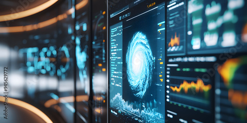 climate change effect, hurricane and moderan weather forecast monitor 