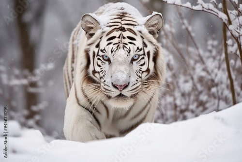 White tiger wildlife animal mammal.