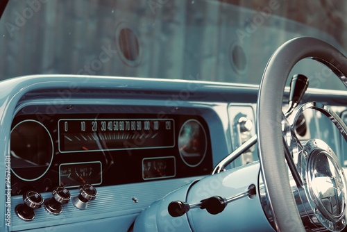 Vintage Chevy Interior