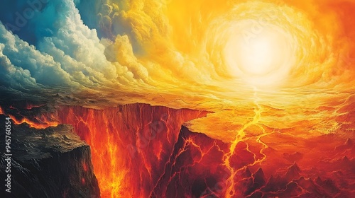 61. A cross-section of the Earth is crust showing tectonic plates and magma flow