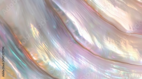 smooth and luminous mother of pearl background with soft, iridescent colors