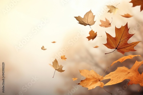 Autumn leaves backgrounds plant leaf.