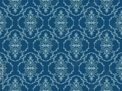 seamless damask pattern