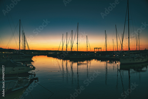 Tramonto sul porto