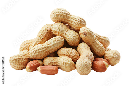 peanuts seeds isolated on transparent png