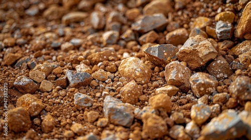 Bauxite: The primary ore for aluminum production, bauxite is processed into aluminum, ideal for packaging, construction, and transport due to its lightweight and resistance to corrosion. 