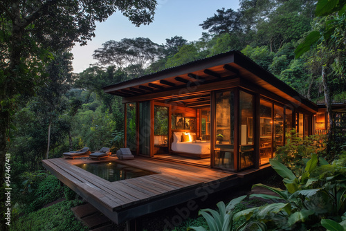 Tranquil Coral Lodge: A Serene Cabin Experience in a Massive Setting