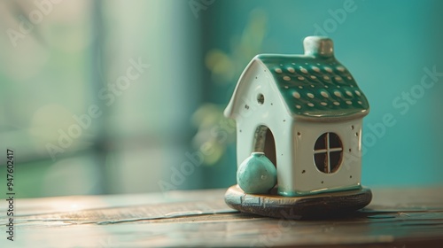 The ceramic miniature house