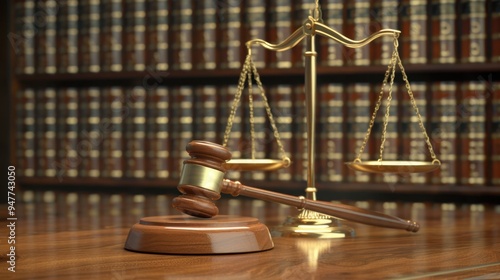 The gavel and scales