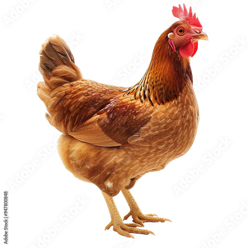 Chicken on transparent background PNG