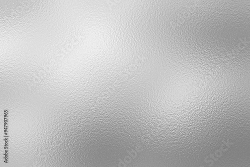 Silver foil, metal texture background with frosted glass effect background illustration.