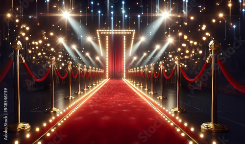 A glamorous red carpet event.