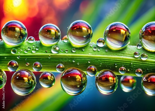 Detailed raindrop composition study microscopic