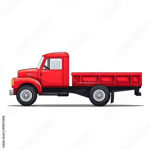 Red Truck Illustration